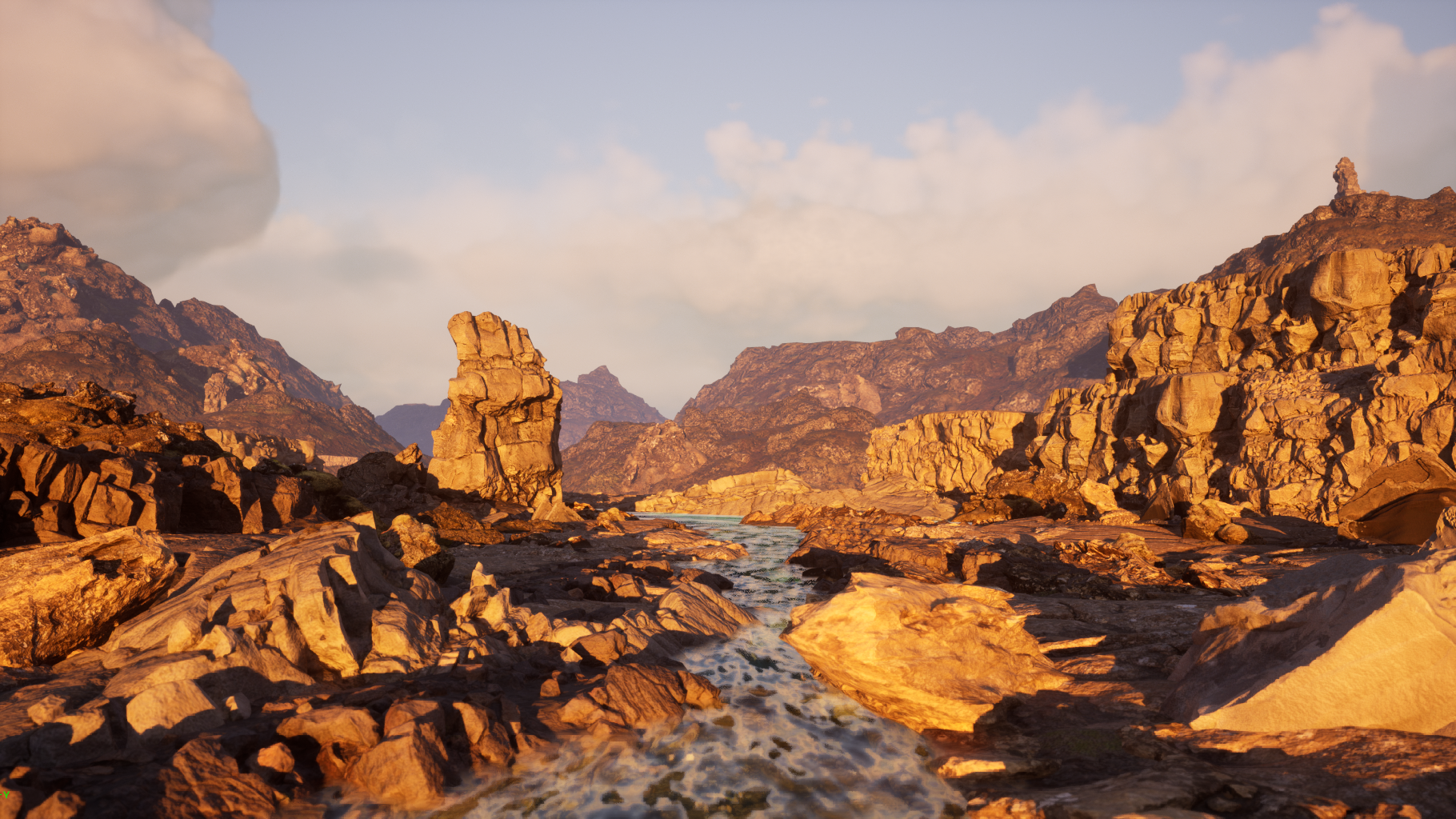 Iceland at Dawn - Unreal Engine 4<br>Interactive Environment